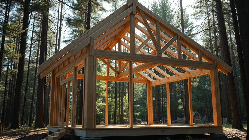 Holzskelettbau: kosten, vorteile und nachhaltige bauweise
